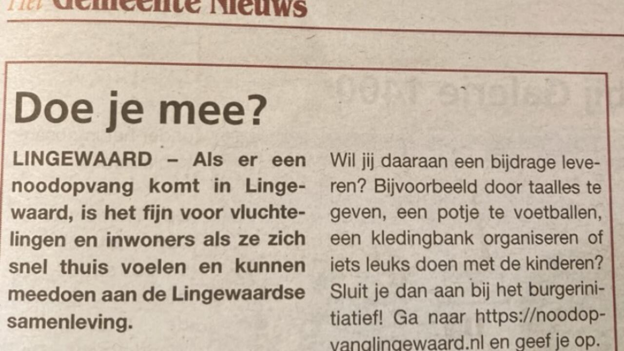 doe je mee